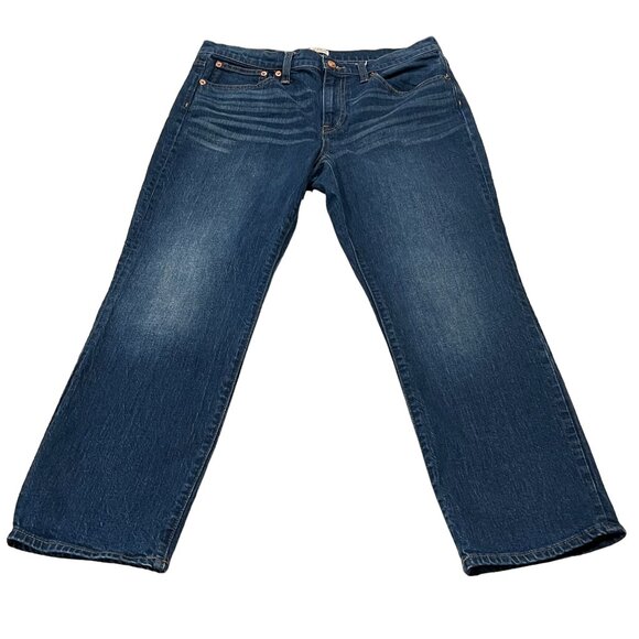 J Crew Cropped Slim Boyfriend Jean, Med Wash, 29 - Picture 10 of 10